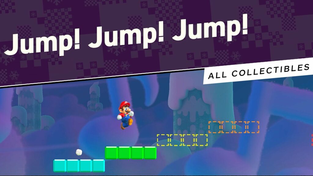 Super Mario Bros. Wonder - Jump! Jump! Jump! (All Seeds and Big Flower Coins)