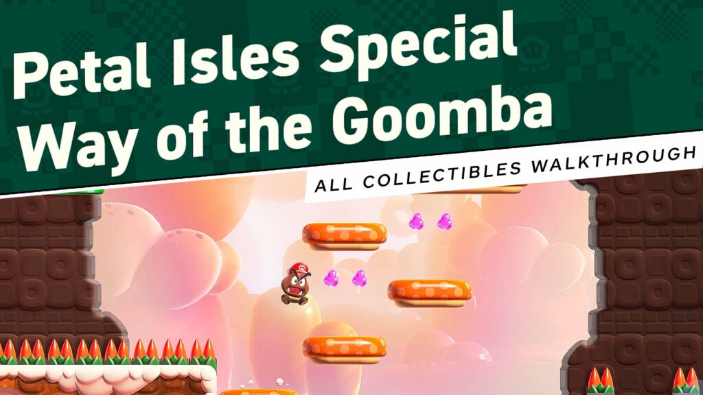 Super Mario Bros. Wonder - Petal Isles Special: Way of the Goomba (All Collectibles)